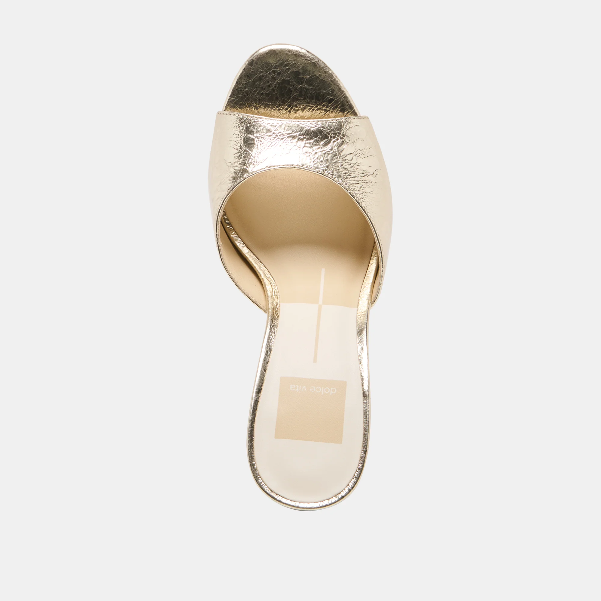 ROSHA HEELS PLATINUM DISTRESSED LEATHER - Image 8