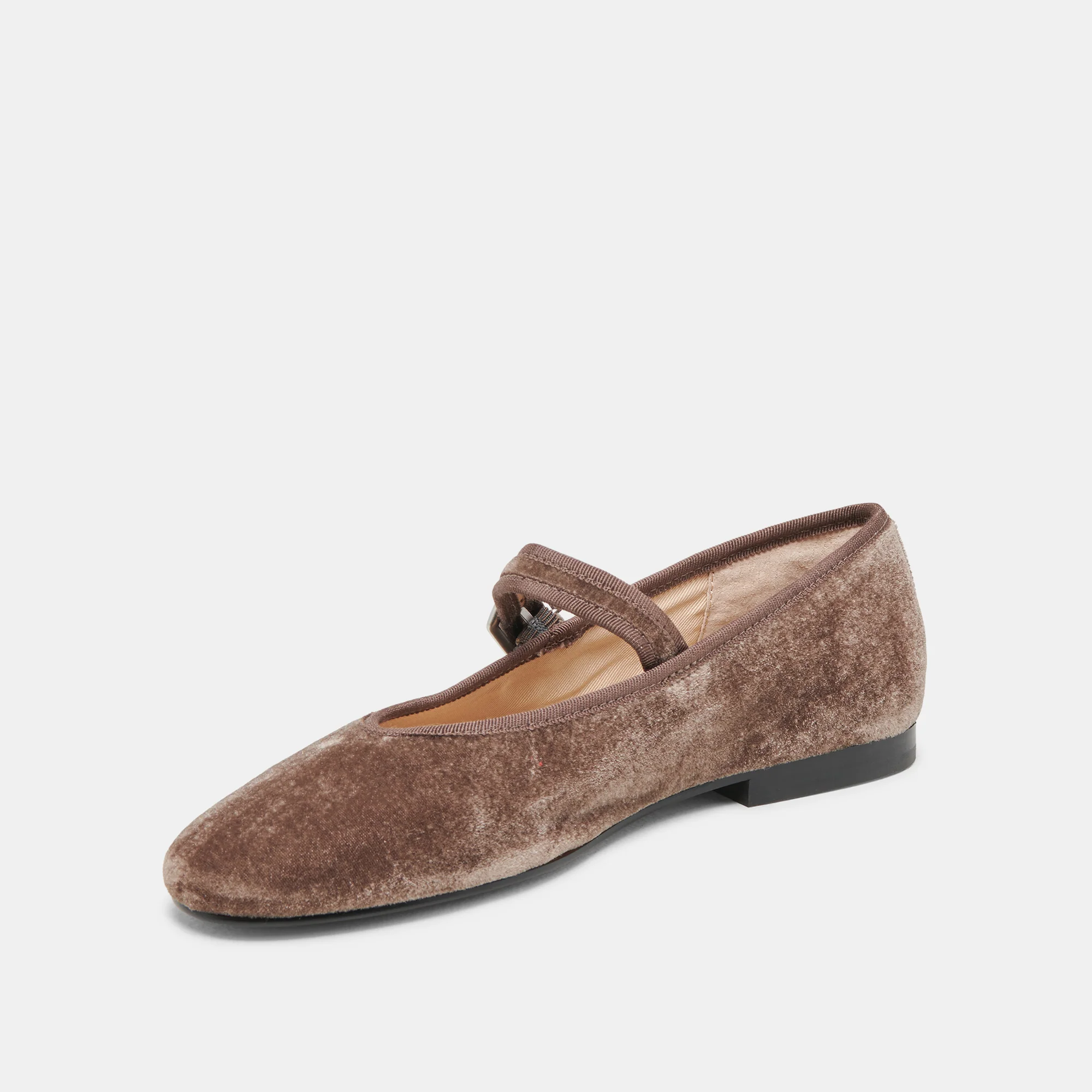 ROSLYN BALLET FLATS SMOKE VELVET - Image 4