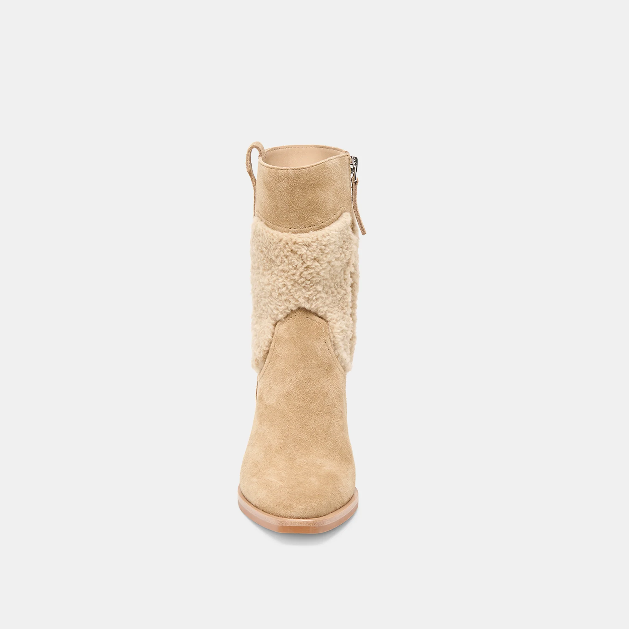 SALIL PLUSH BOOTS DK TAUPE SUEDE - Image 8