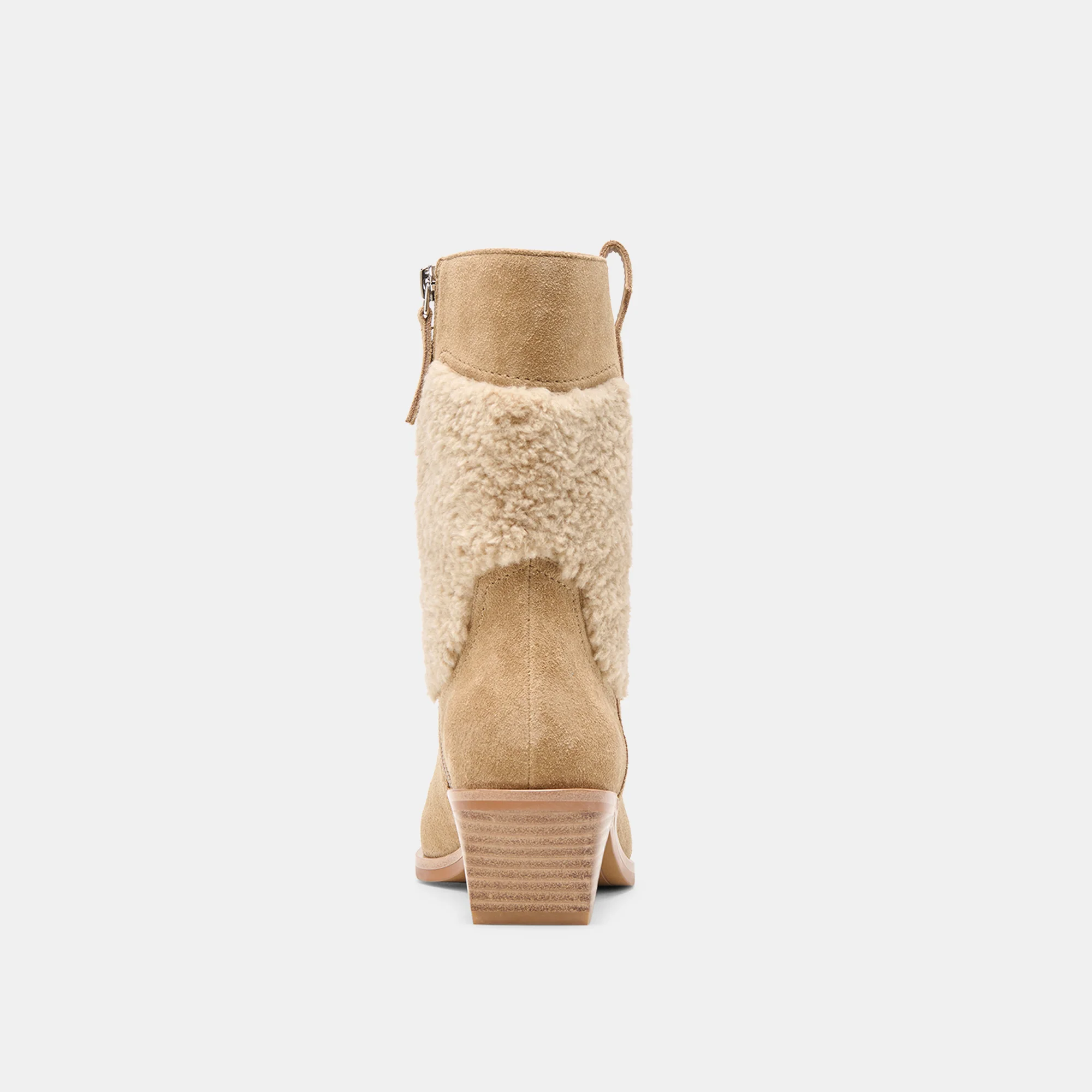 SALIL PLUSH BOOTS DK TAUPE SUEDE - Image 9