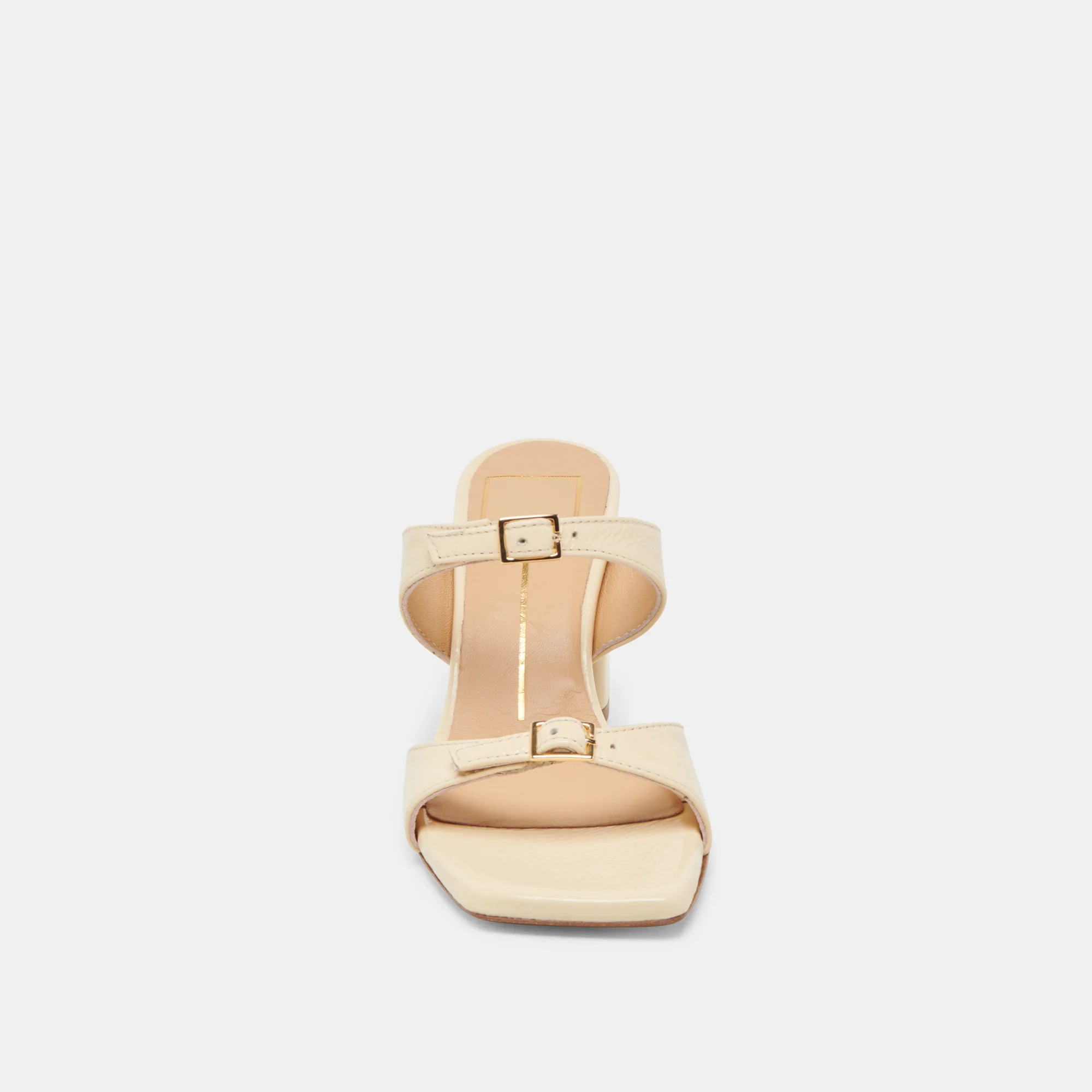 SHANE HEELS LIGHT YELLOW CRINKLE PATENT - Image 7