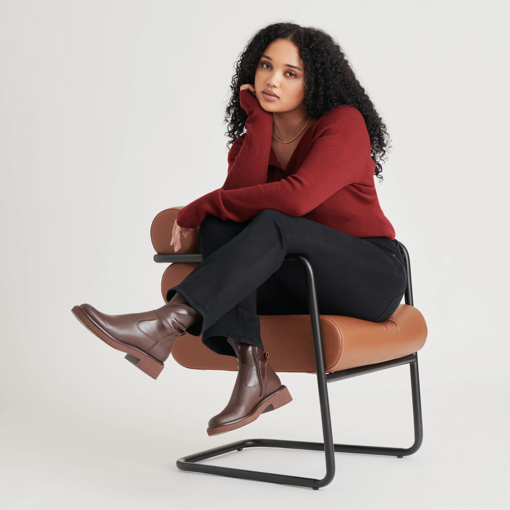SIMAYA H2O BOOTS MAHOGANY LEATHER - Image 8