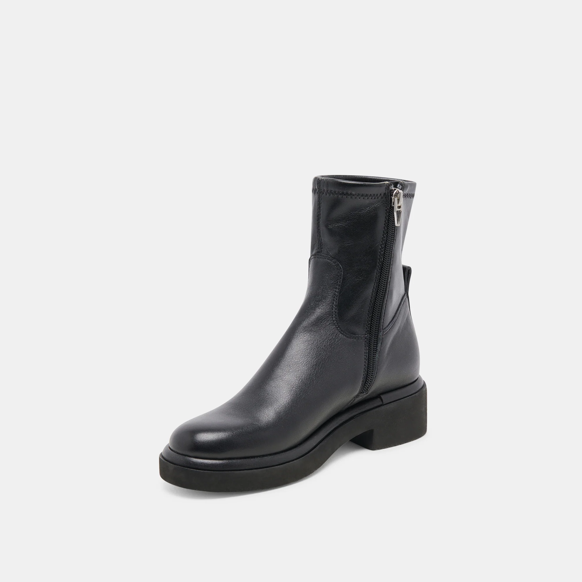 SIMAYA H2O WIDE BOOTS BLACK LEATHER - Image 4