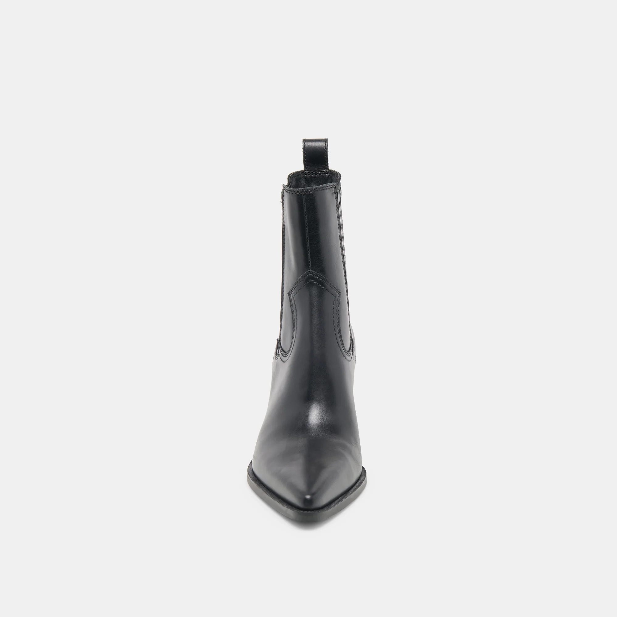 SLIM BOOTIES BLACK LEATHER - Image 11