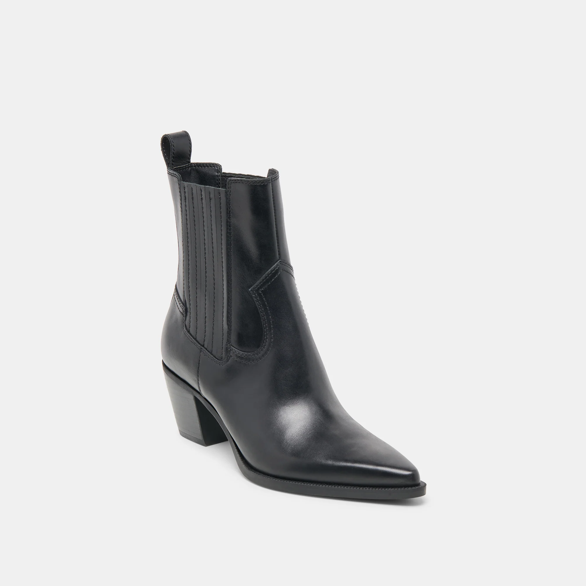 SLIM BOOTIES BLACK LEATHER - Image 3