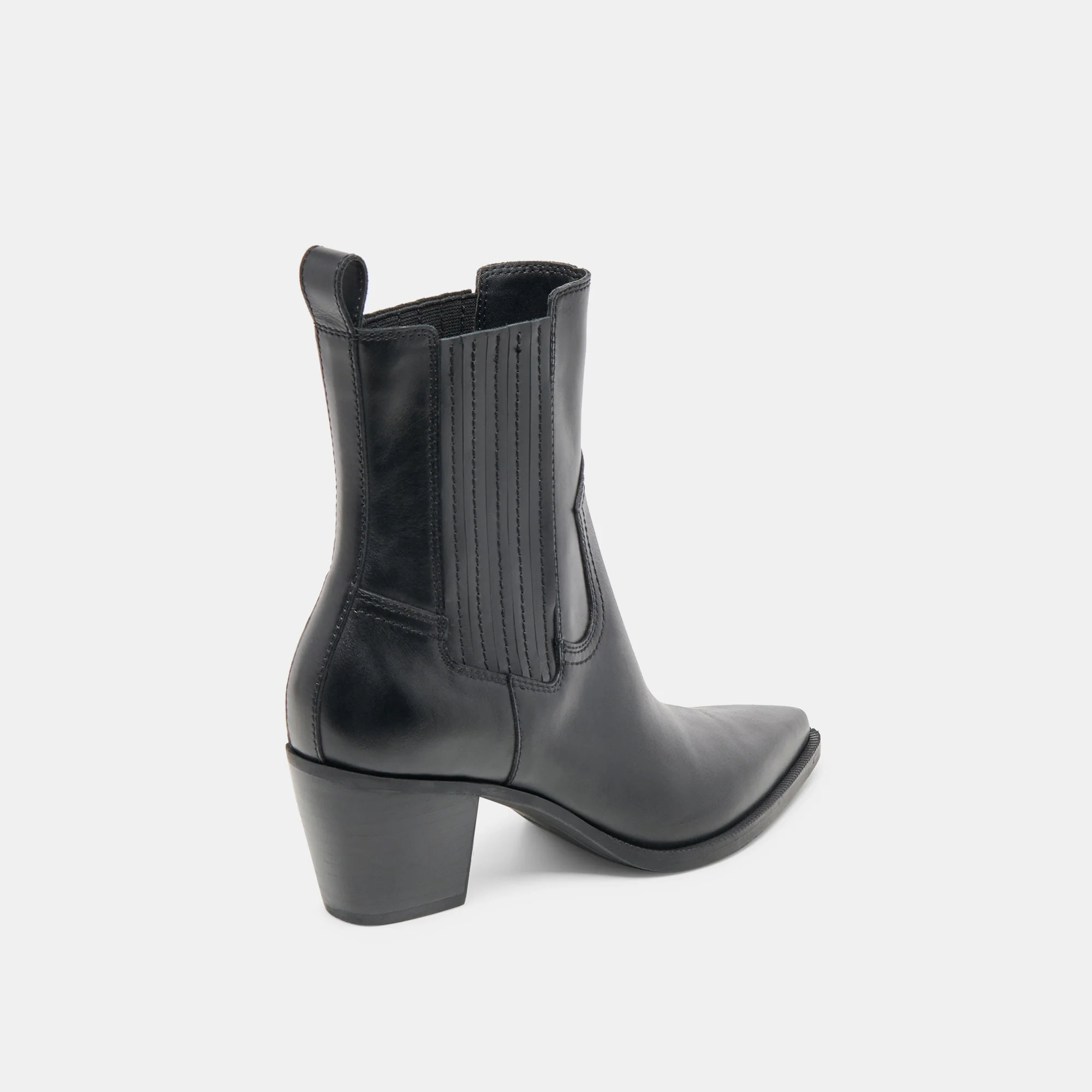 SLIM BOOTIES BLACK LEATHER - Image 5