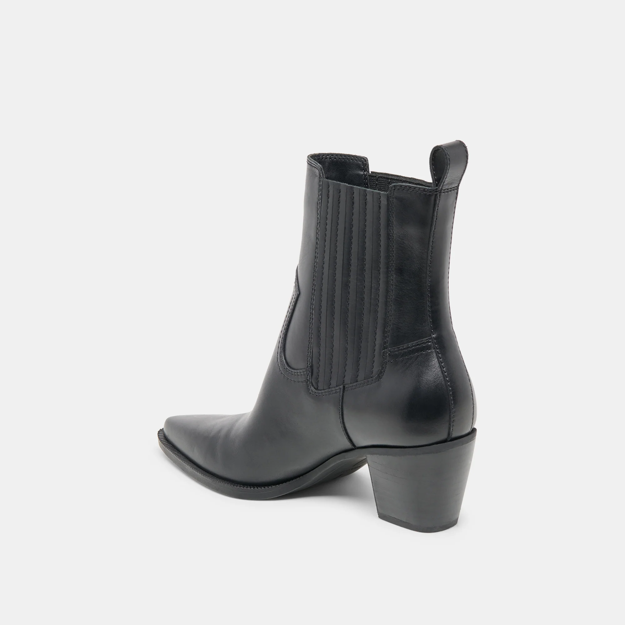 SLIM BOOTIES BLACK LEATHER - Image 9