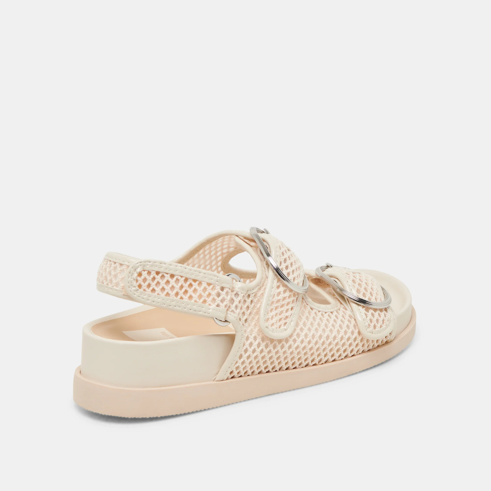 STARLA MESH SANDALS CREME WOVEN MESH - Image 4