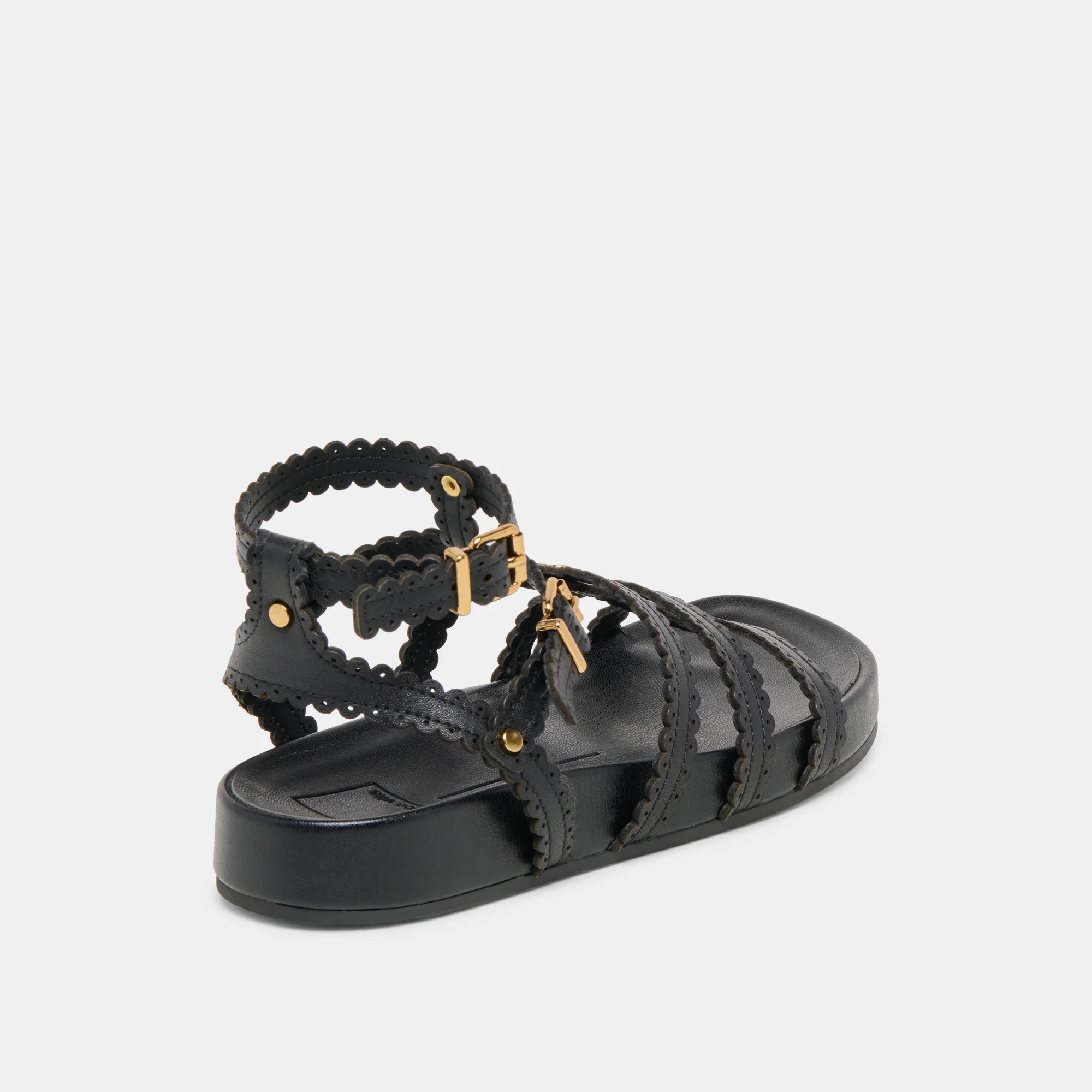 SUSANA SANDALS BLACK LEATHER - Image 3