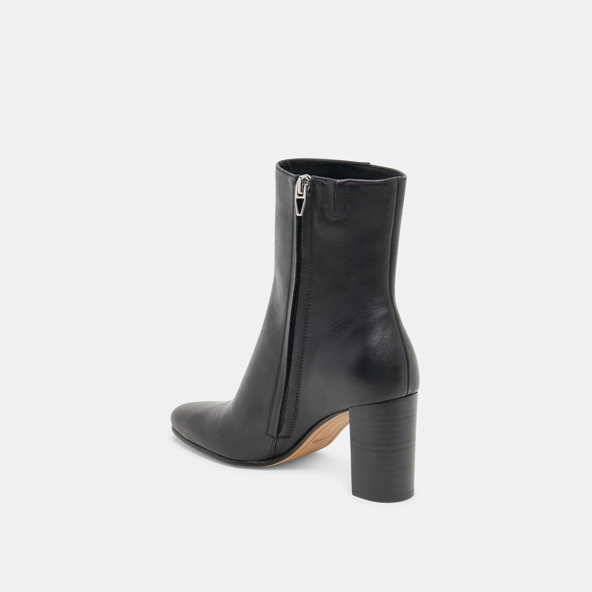 SUZY WIDE BOOTIES BLACK LEATHER - Image 5