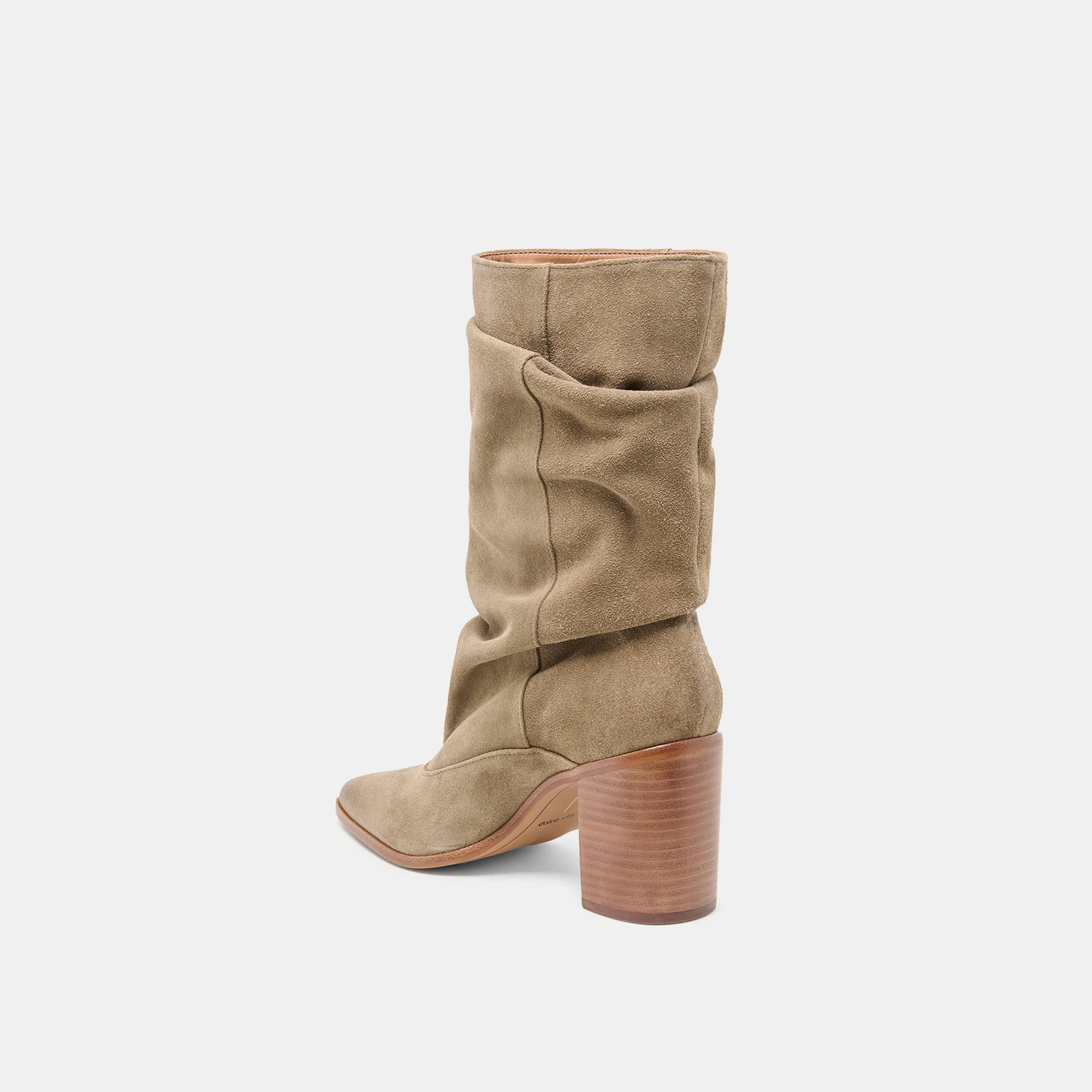TALINA BOOTS OLIVE SUEDE - Image 5