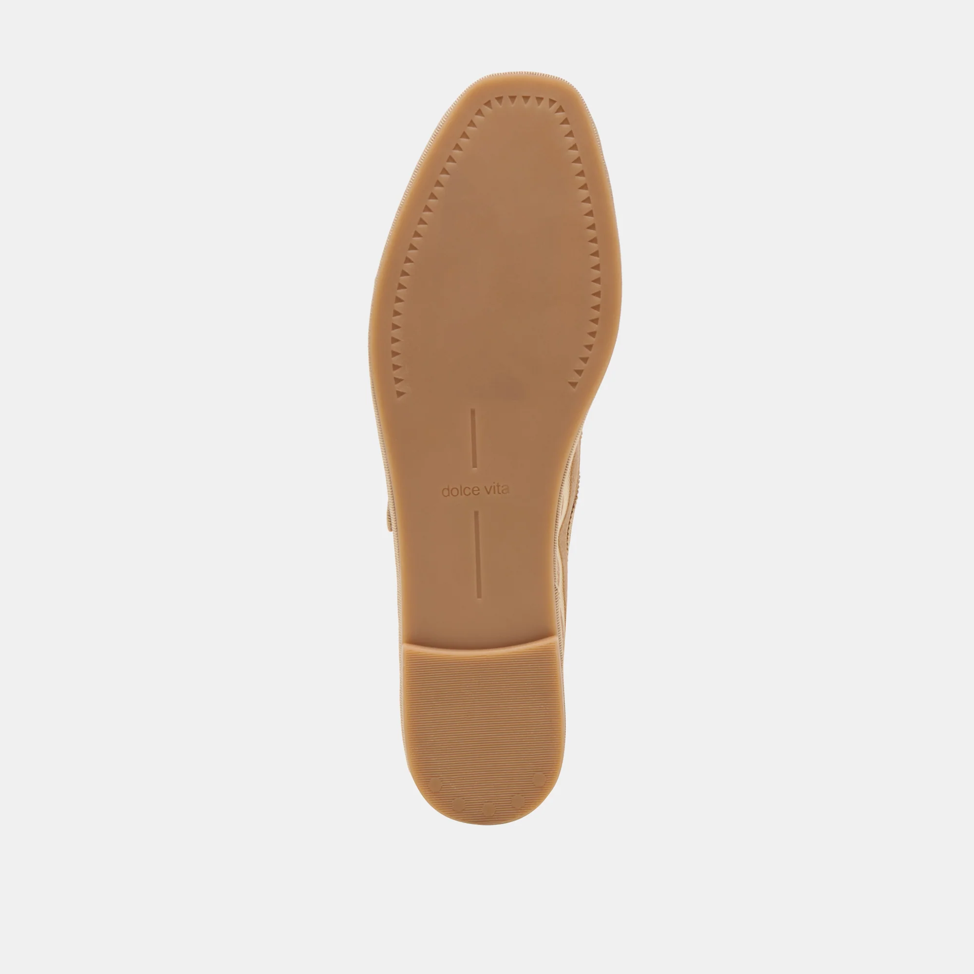 TAMEKA BALLET FLATS TAN STRIPE MESH - Image 8