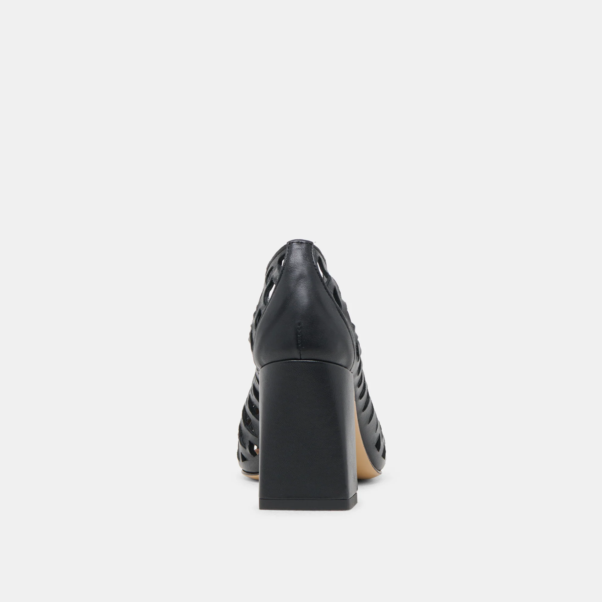 TANYA HEELS BLACK WOVEN LEATHER - Image 7