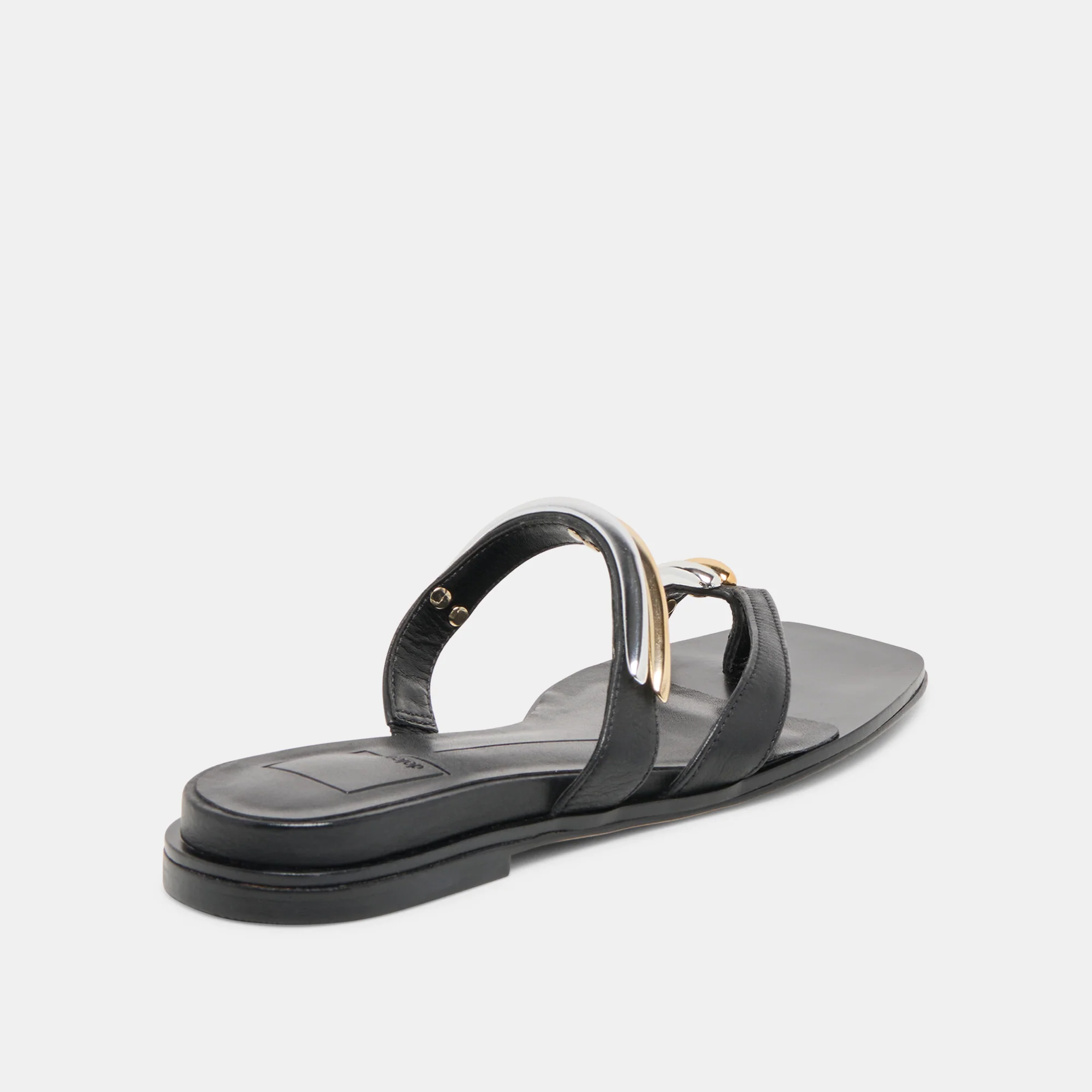 TARINA SANDALS BLACK LEATHER - Image 5