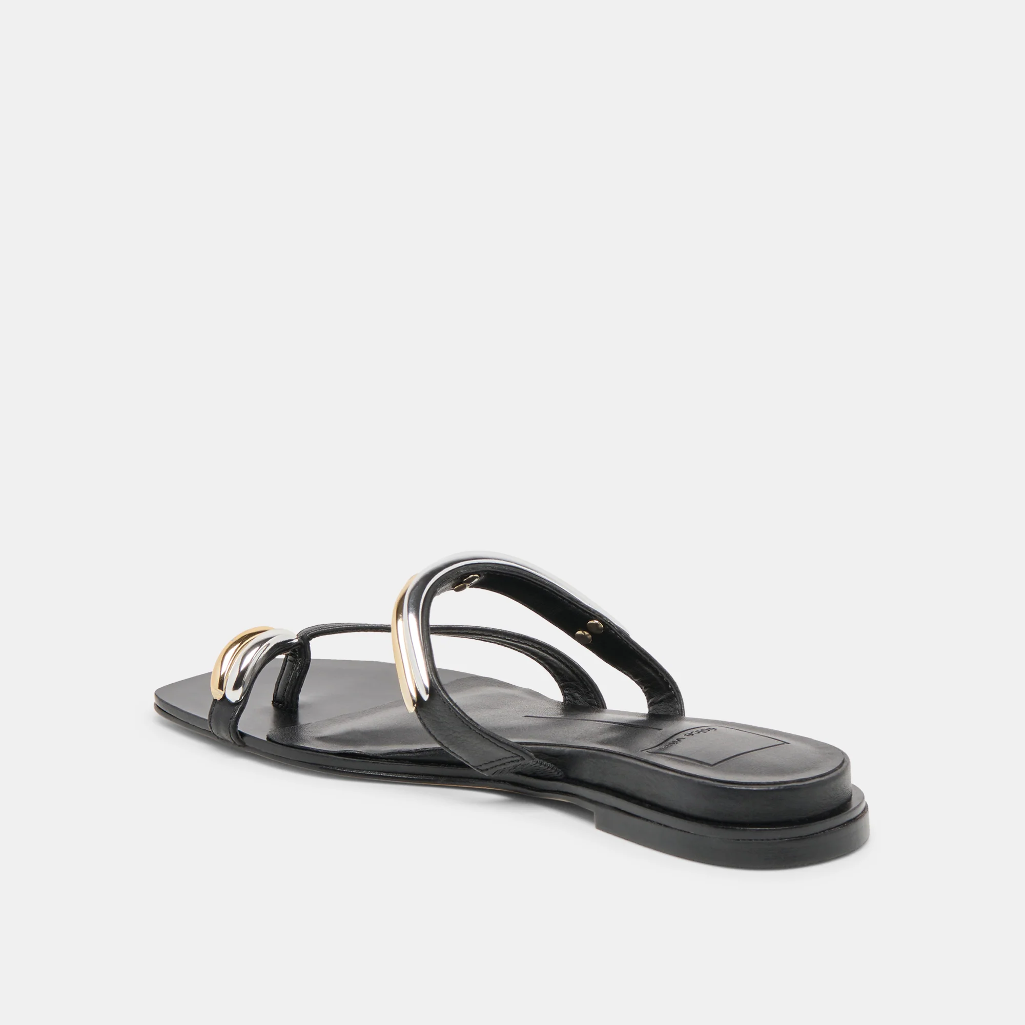 TARINA SANDALS BLACK LEATHER - Image 8