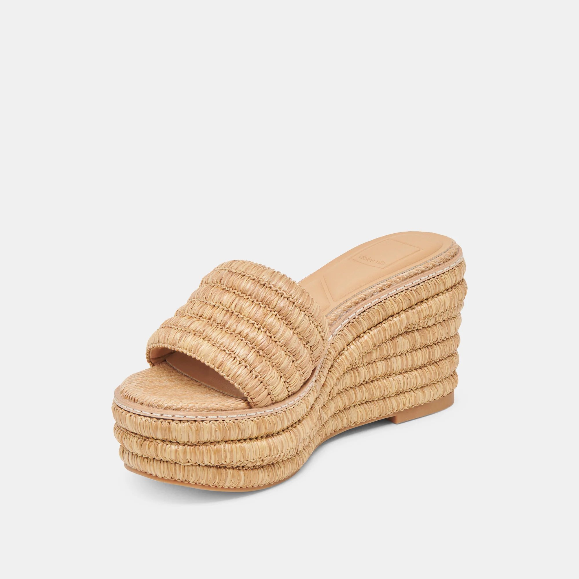 THRONE WEDGES LT NATURAL RAFFIA - Image 8