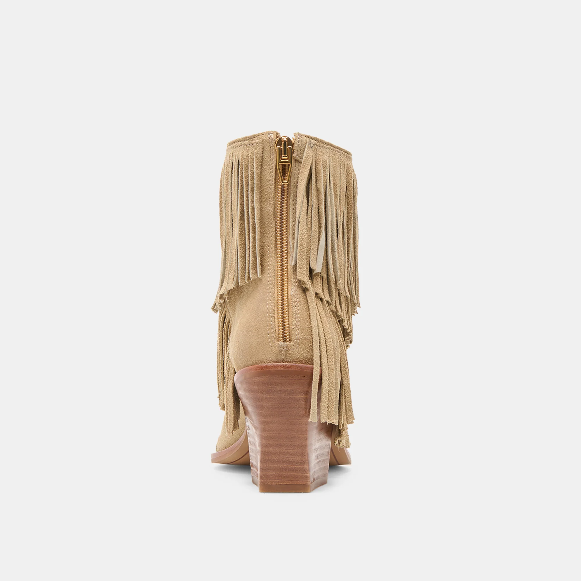 TOREY BOOTIES DK TAUPE SUEDE - Image 9
