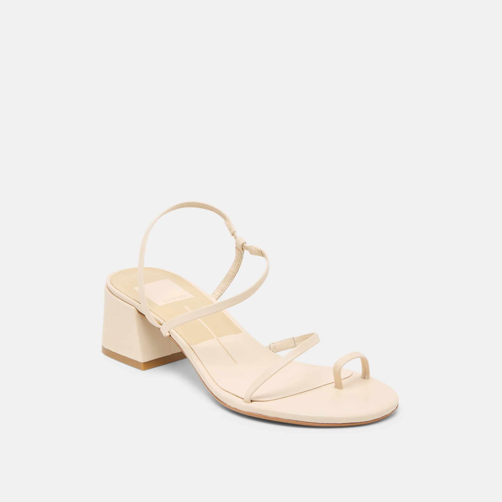 TRINI HEELS CREME LEATHER - Image 2