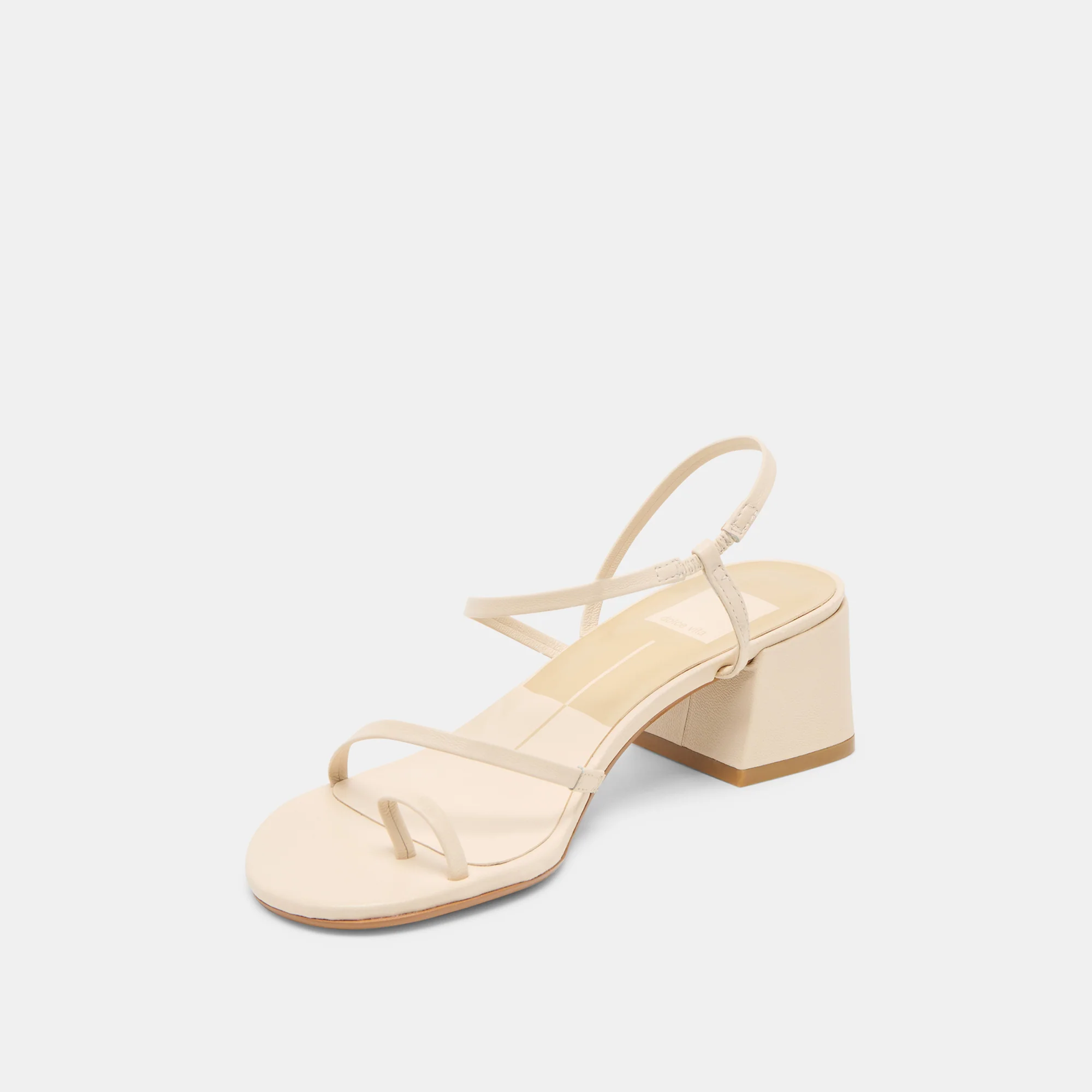 TRINI HEELS CREME LEATHER - Image 4