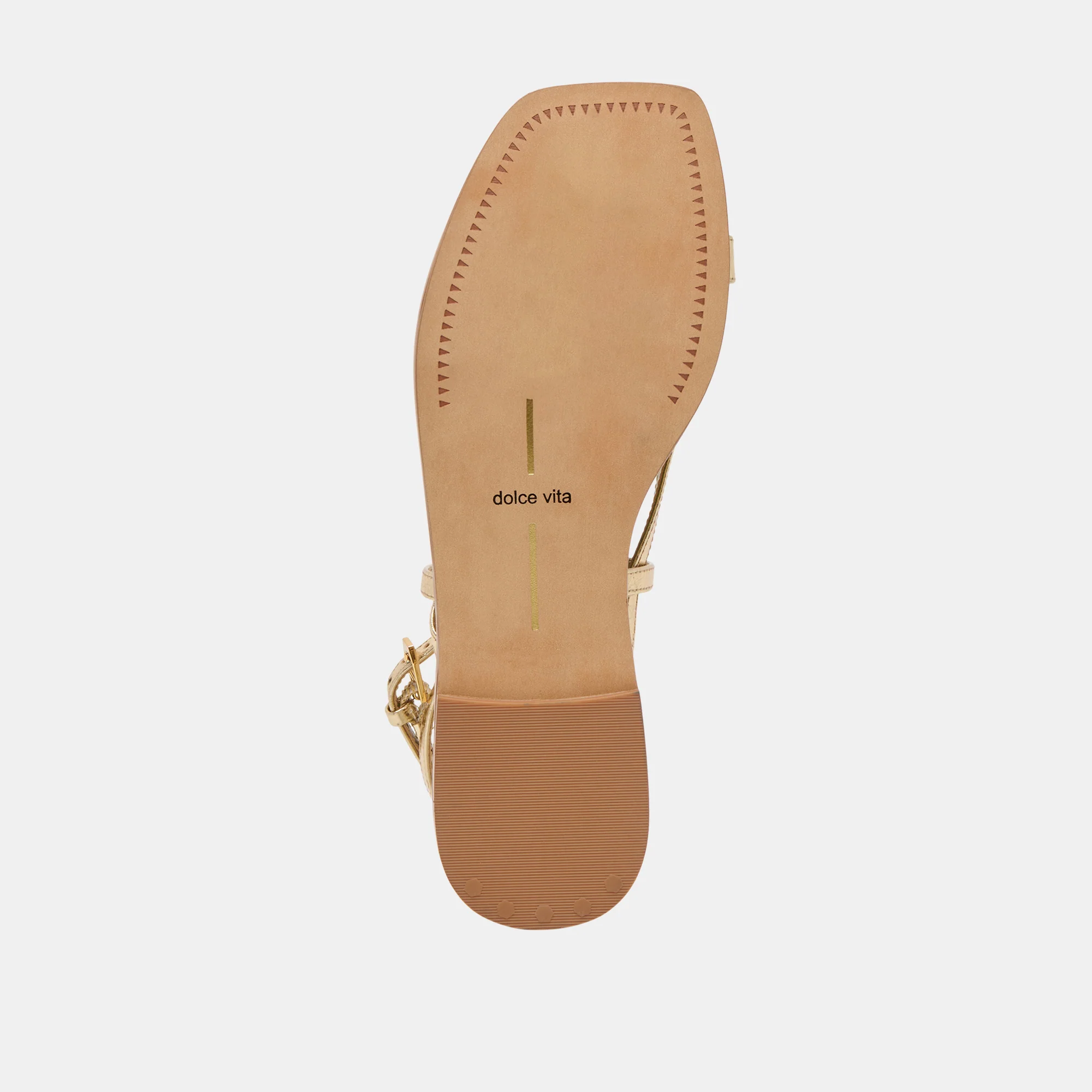 TYRICE SANDALS GOLD LEATHER - Image 12