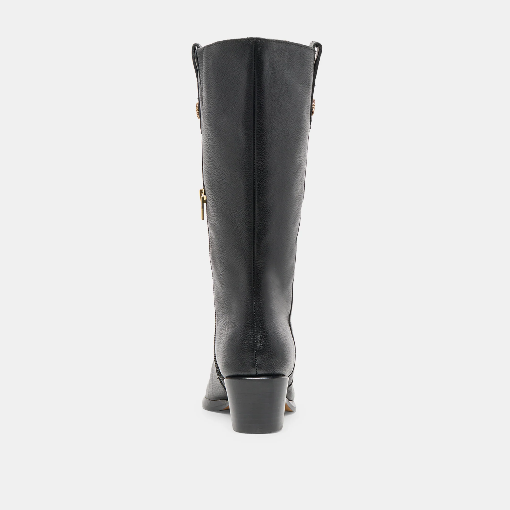 VERN WIDE CALF BOOTS BLACK LEATHER - Image 10