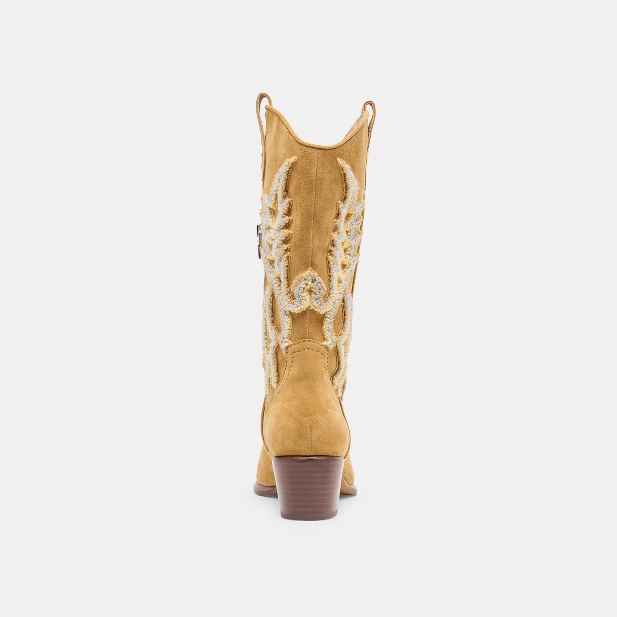 VILA BOOTS CARAMEL SUEDE - Image 9