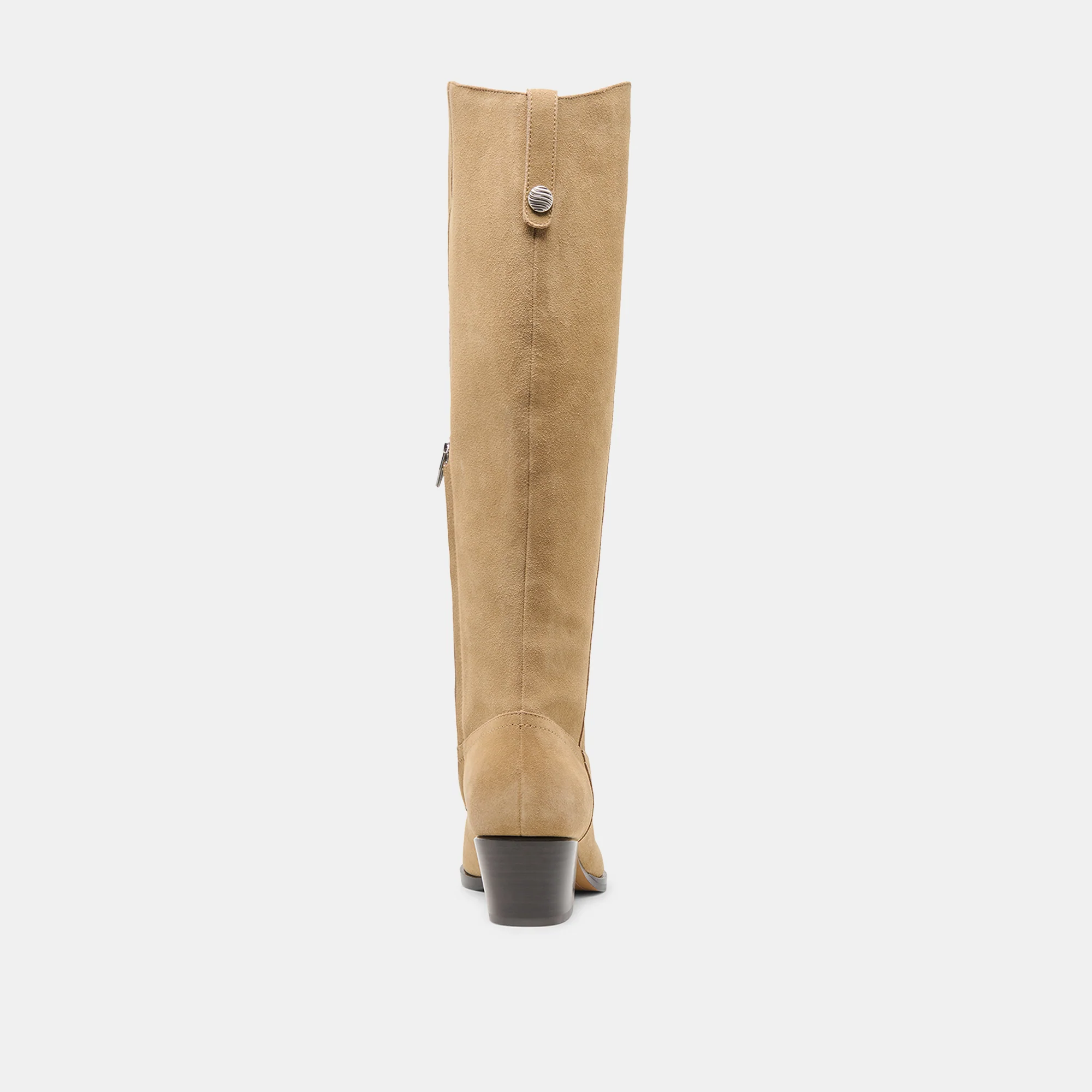 VIRONA H2O EXTRA WIDE CALF BOOTS DK TAUPE SUEDE - Image 11