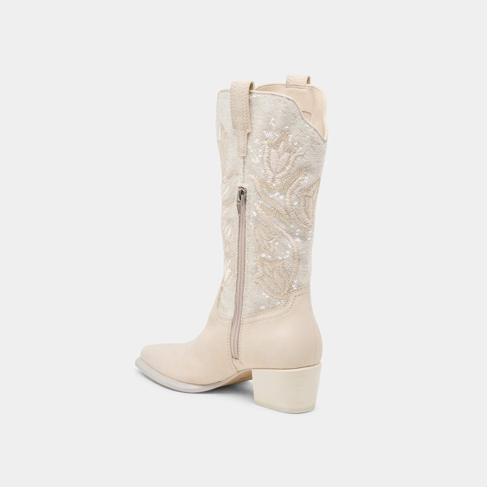 VORAH PEARL BOOTS CREME SEQUIN - Image 7