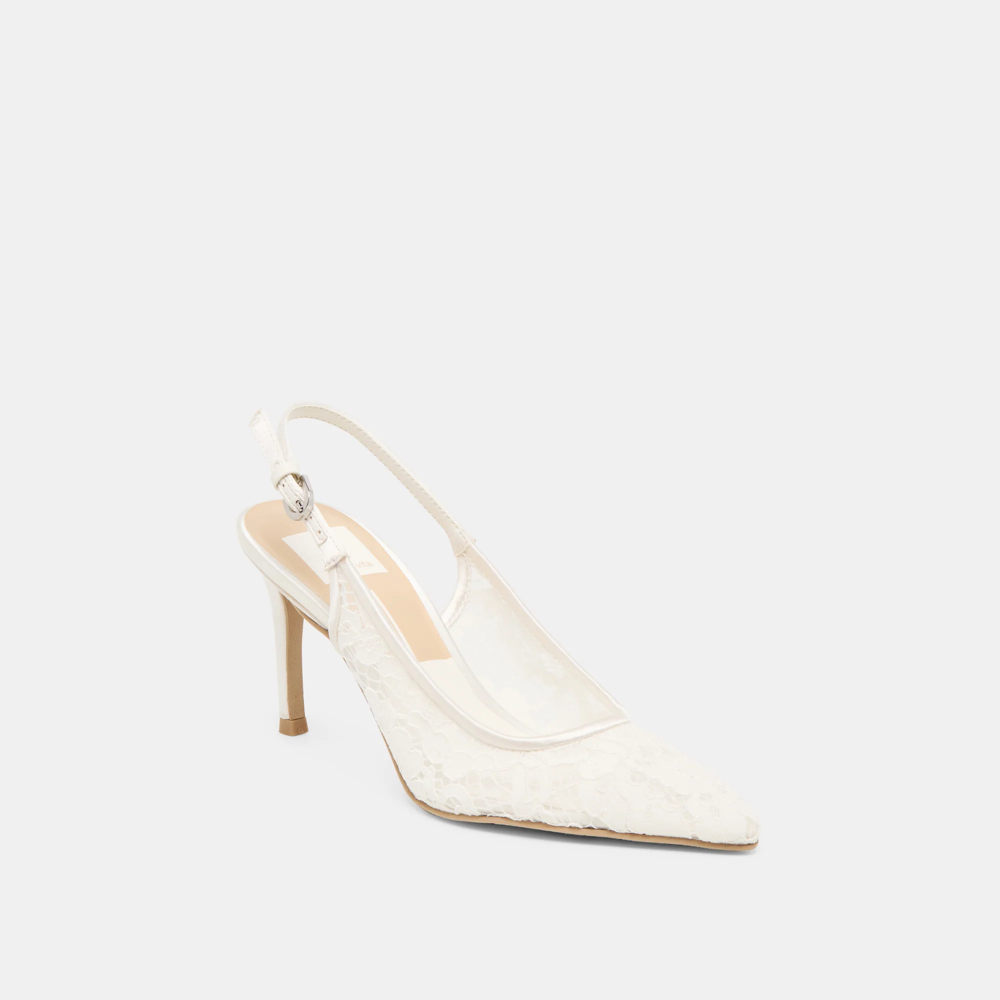 YAMI HEELS TRUE WHITE LACE - Image 2