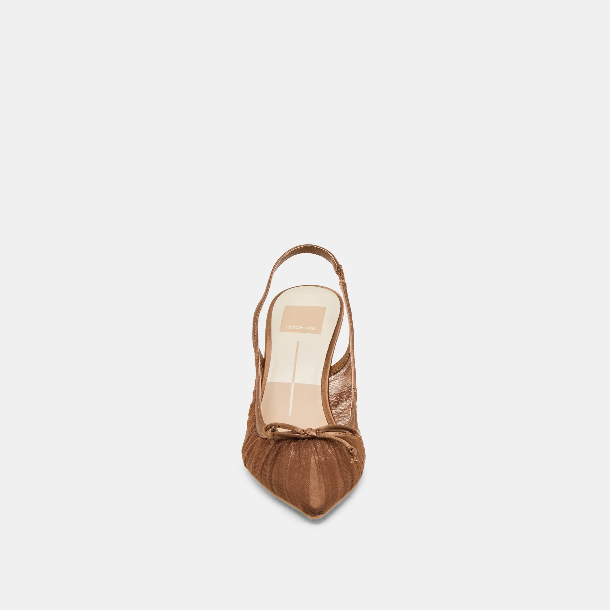 YELA HEELS MID BROWN TULLE - Image 6