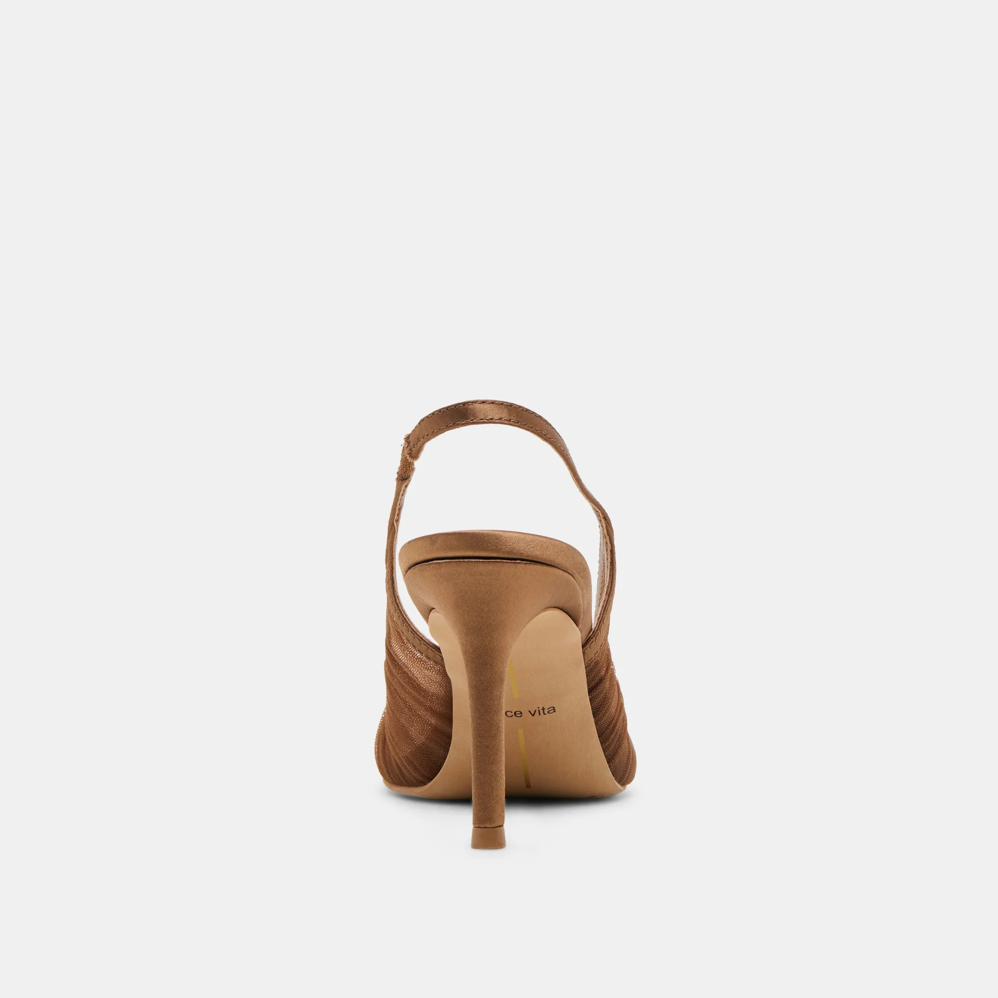 YELA HEELS MID BROWN TULLE - Image 7