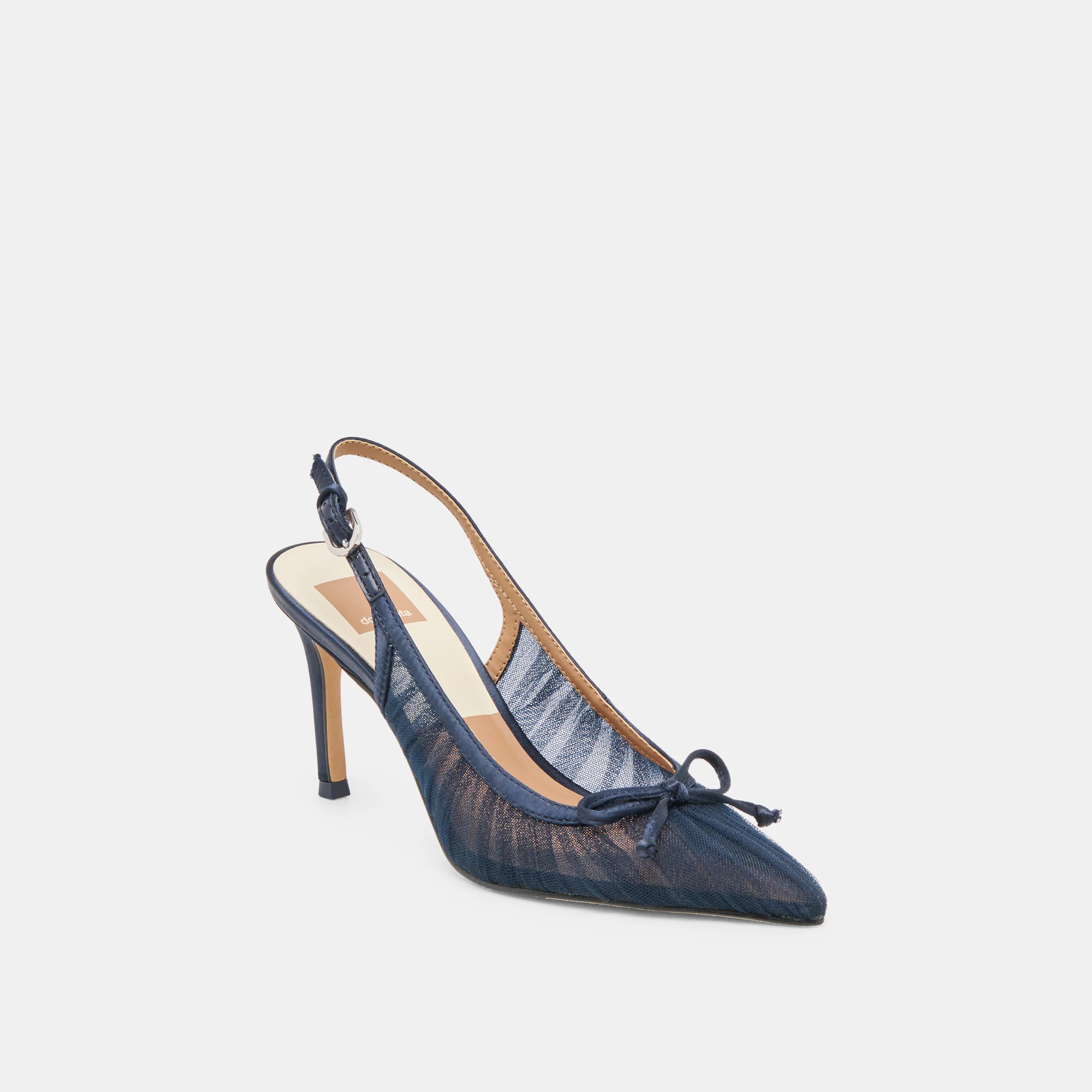 YELA HEELS NAVY TULLE - Image 2