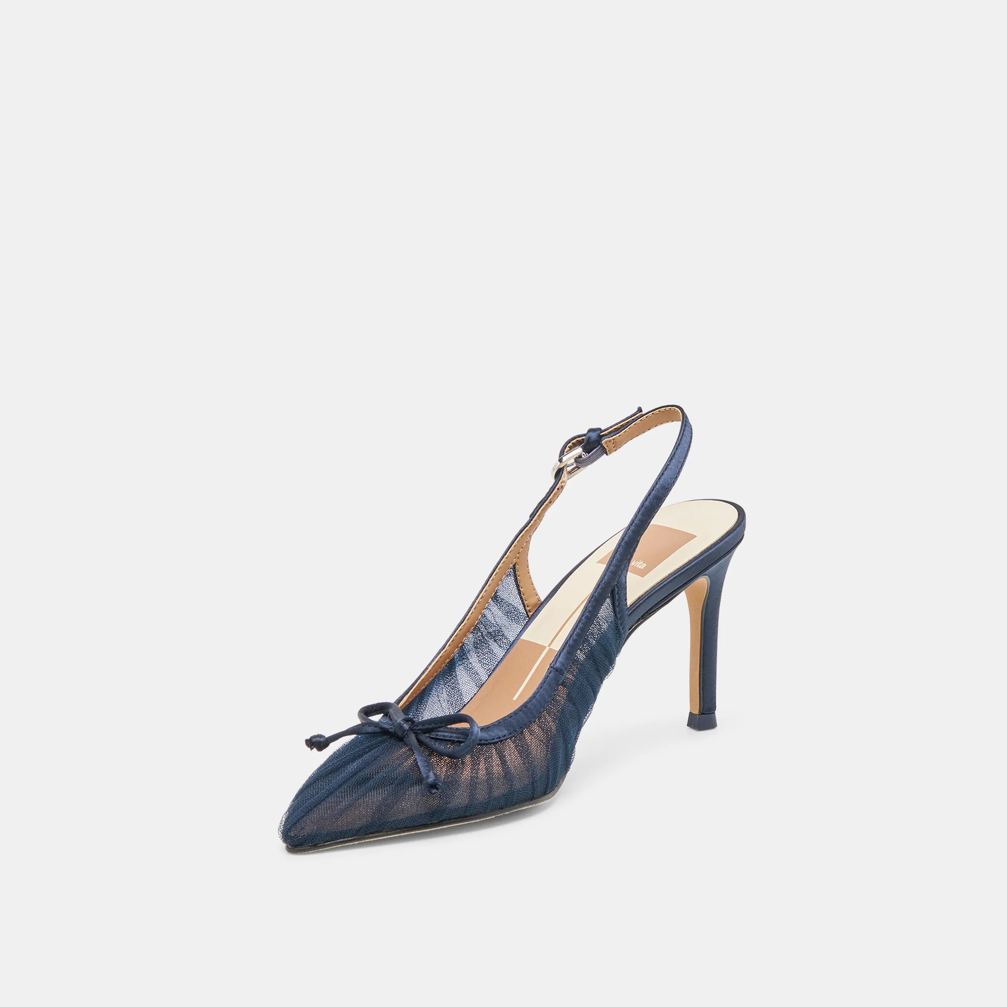 YELA HEELS NAVY TULLE - Image 4