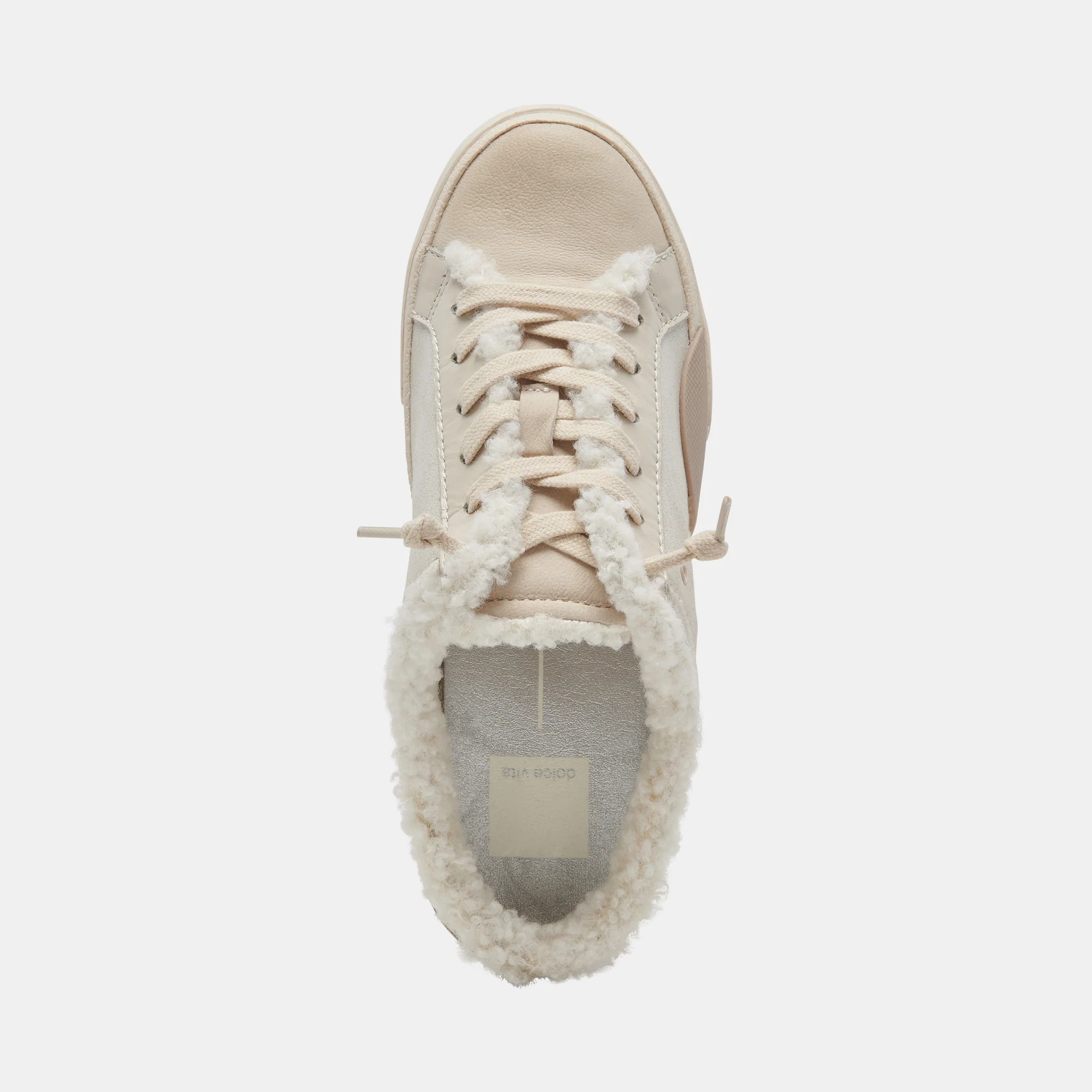 ZANTEL SNEAKERS OFF WHITE CRACKLED LEATHER - Image 9