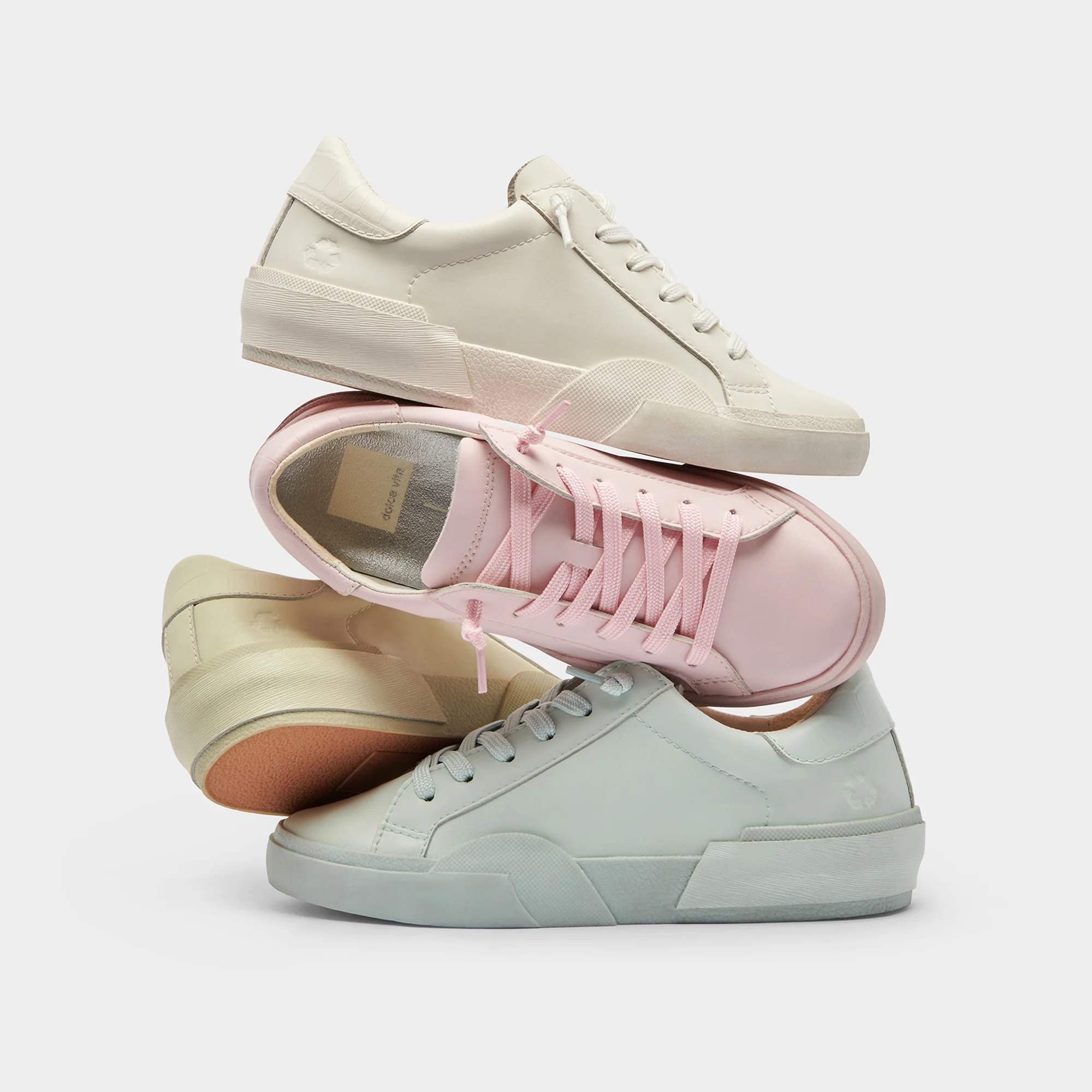 ZINA 360 SNEAKERS WHITE RECYCLED LEATHER - Image 8